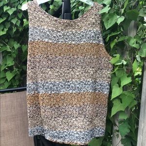 Cottagecore goblincore earth tone floral PLUS SIZE XL top